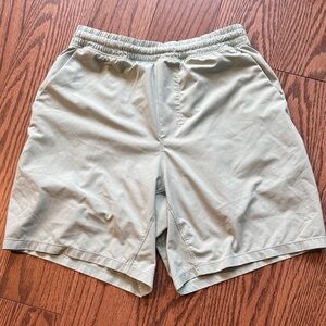 Lululemon Mens Lined Vintage light Seafoam Blue Shorts - Rare Colorway